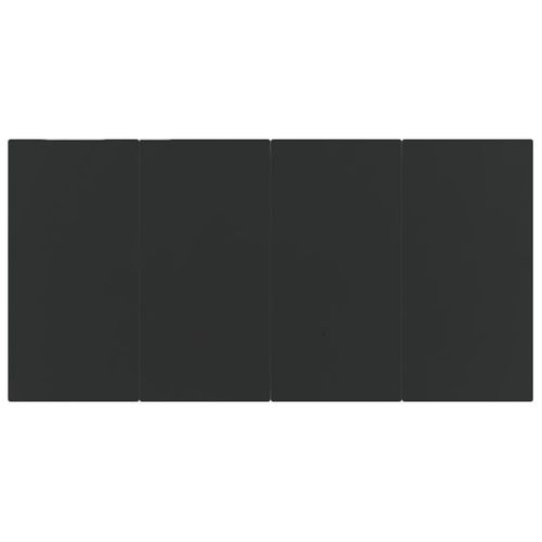 Ensemble De Salle à Manger De Jardin Meuble Extérieur Avec Coussins 5 Pièces Noir 02_