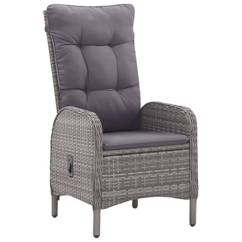 Ensemble à Dîner Salon De Jardin Meuble D'extérieur 9 Pièces Résine Tressée Et Verre