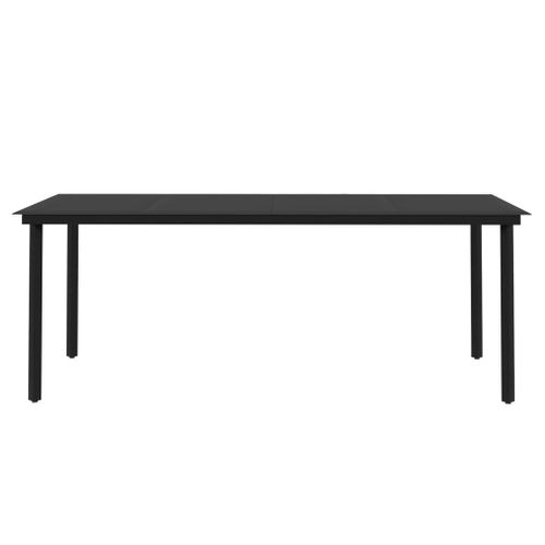 Ensemble à Dîner Salon De Jardin Meuble D'extérieur Coussins 7 Pièces Résine Tressée