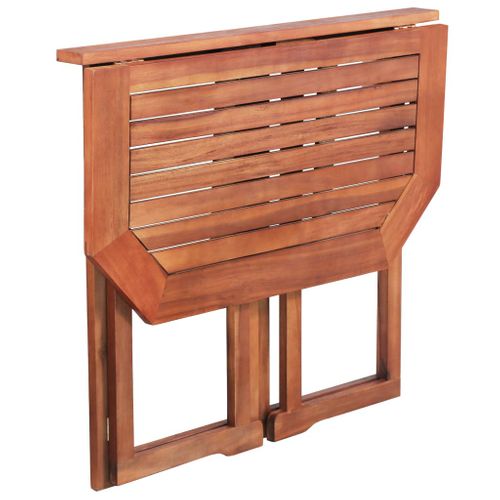 Mobilier De Bistro 2 Pièces Bois D'acacia Massif 02_0014533