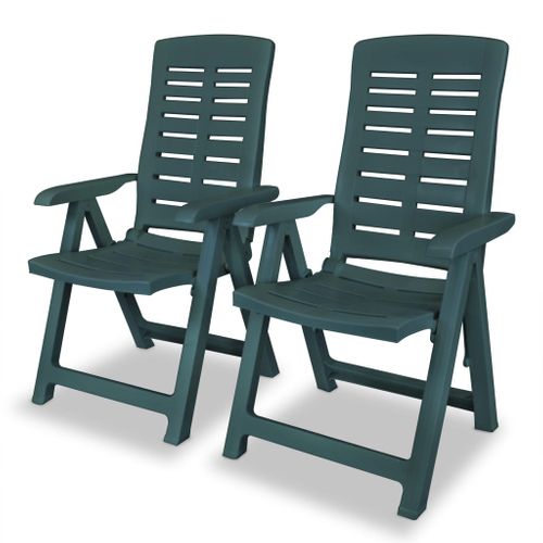 Mobilier De Bistro 3 Pièces Plastique Vert 02_0014544