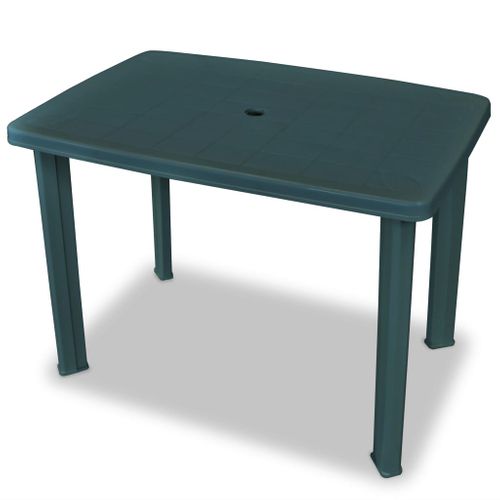 Mobilier De Bistro 3 Pièces Plastique Vert 02_0014544