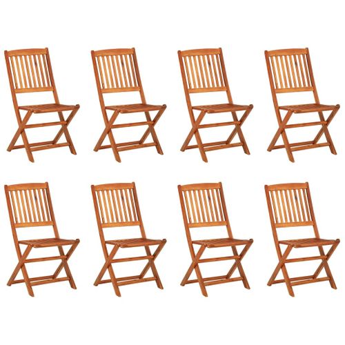 Mobilier à Dîner De Jardin 9 Pièces Bois D'acacia Massif 02_0014823