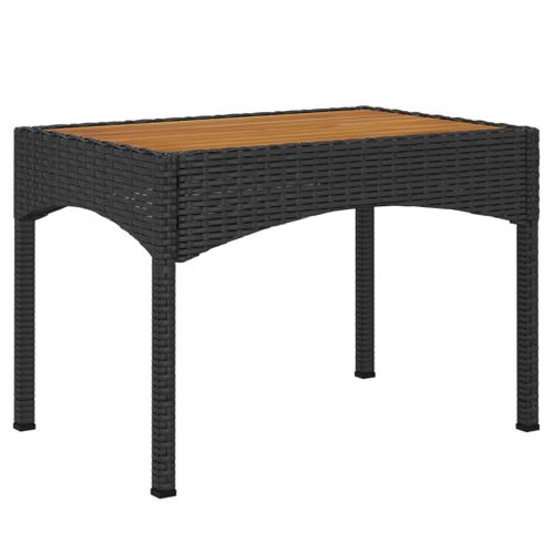 Mobilier à Dîner De Jardin Et Coussins 5 Pièces Noir Résine Tressée 02_0014890