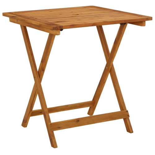 Mobilier à Dîner De Jardin Pliable 3 Pièces Bois D'acacia Solide 02_0014921