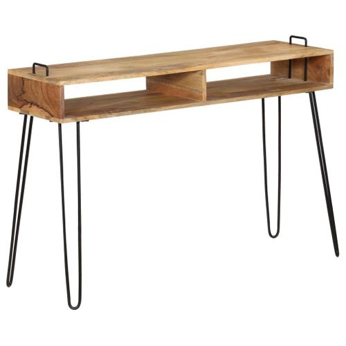 Console Meuble De Rangement Bois De Manguier Massif 115 Cm 4402227