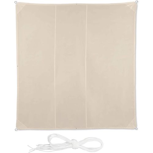 Voile D'ombrage Carré 4 X 4 M Beige 13_0002942_3