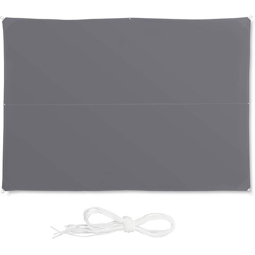 Voile D'ombrage Rectangle 4 X 6 M Gris 13_0002933_4