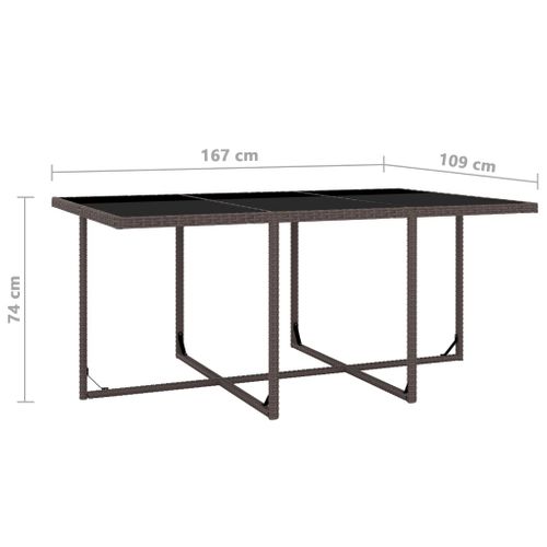 Salon De Jardin Meuble D'extérieur Ensemble De Mobilier 11 Pièces Avec Coussins Résine Tressée