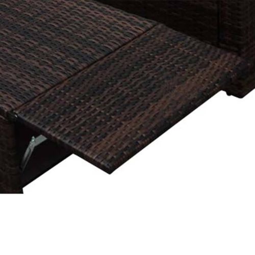 Salon De Jardin Meuble D'extérieur Ensemble De Mobilier 2 Pièces Avec Coussins Résine