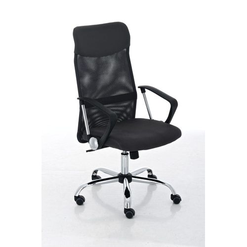Fauteuil Chaise De Bureau En Maille Noir Avec 5 Roulettes Bur10021