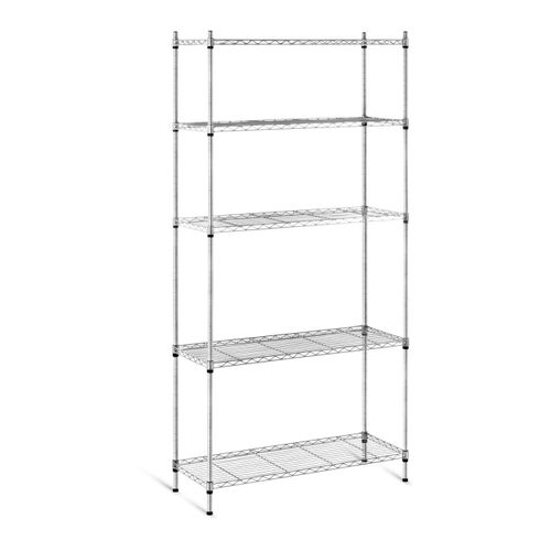 Étagère Garage Atelier Professionnelle 35 X 90 X 180 Cm 150 Kg Métallique Gris 14_000