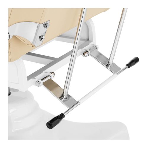 Fauteuil Esthétique Professionnel Cadre Acier Inoxydable Beige 14_0001653