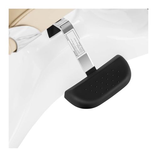 Fauteuil Esthétique Professionnel Cadre Acier Inoxydable Beige 14_0001653