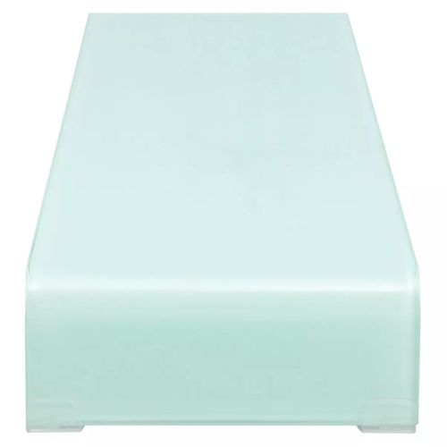 Meuble Télé Buffet TV Télévision Design Pratique Support Pour Moniteur 110 Cm Verre B