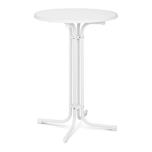 Mange Debout Table Pliable Pliant Diamètre 80 Cm Blanc 14_0002376