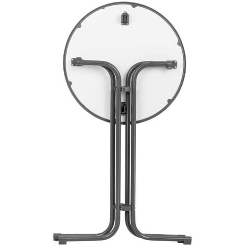 Mange Debout Table Pliable Pliant Diamètre 80 Cm Gris 14_0002377