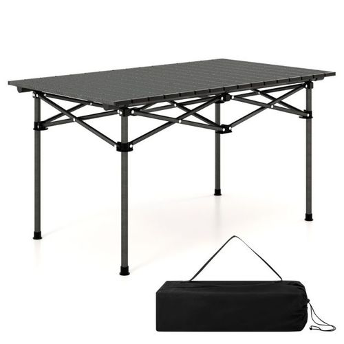 Table De Camping Pique-nique Pliante En Aluminium 95 X 55 X 50 Cm Table De Jardin Pliable
