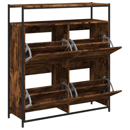 Armoire à Chaussures Range Chaussures Rangement Meuble Entrée Couloir Salon