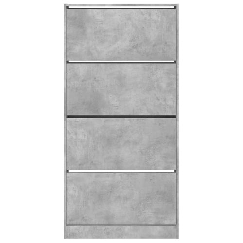 Armoire à Chaussures Range Chaussures Rangement Meuble Entrée Couloir Salon 4 Tiroirs