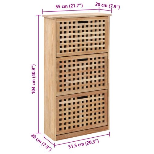 Armoire à Chaussures Range Chaussures Rangement Meuble Entrée Couloir Salon