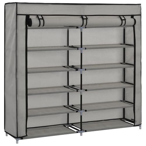 Armoire à Chaussures Range Chaussures Rangement Meuble Entrée Couloir Salon Avec Housse 115 X 28 X