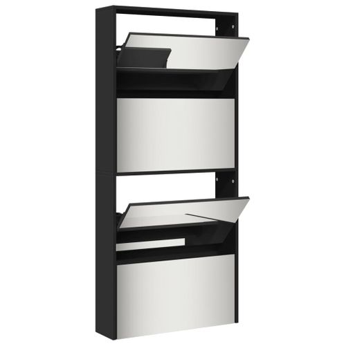 Armoire à Chaussures Range Chaussures Rangement Meuble Entrée Couloir Salon