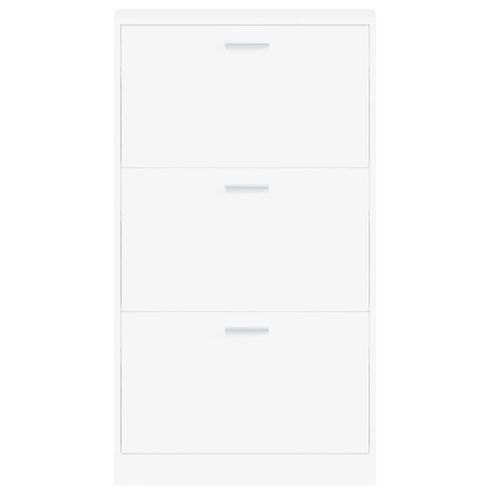 Armoire à Chaussures Range Chaussures Rangement Meuble Entrée Couloir Salon 59 X 17 X