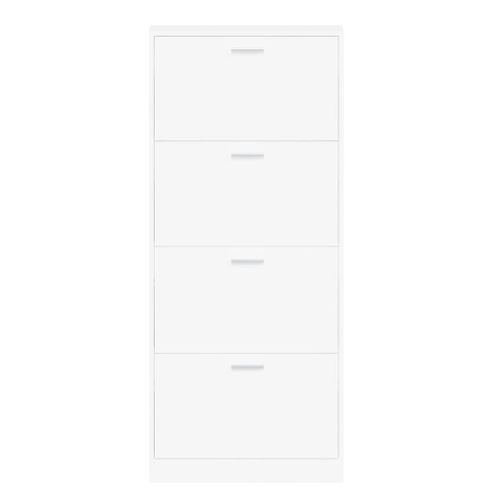 Armoire à Chaussures Range Chaussures Rangement Meuble Entrée Couloir Salon 59 X 17 X