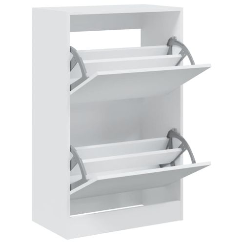 Armoire à Chaussures Range Chaussures Rangement Meuble Entrée Couloir Salon 60 X 34 X