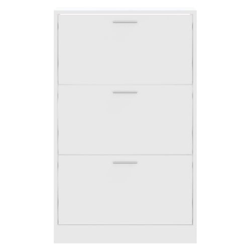 Armoire à Chaussures Range Chaussures Rangement Meuble Entrée Couloir Salon 63 X 24 X