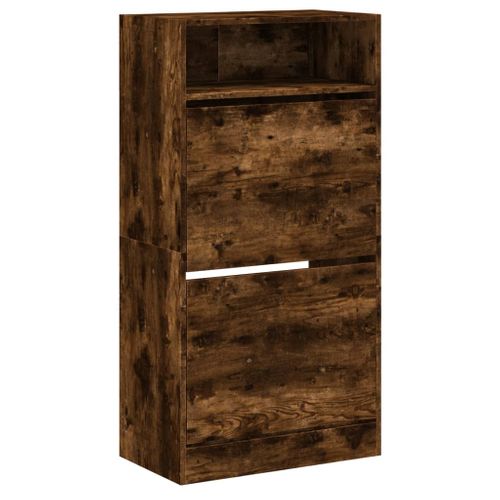 Armoire à Chaussures Range Chaussures Rangement Meuble Entrée Couloir Salon 60 X 34 X