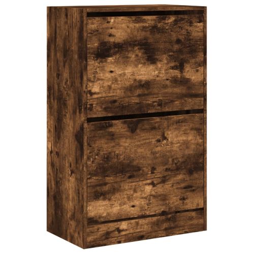 Armoire à Chaussures Range Chaussures Rangement Meuble Entrée Couloir Salon 60 X 34 X