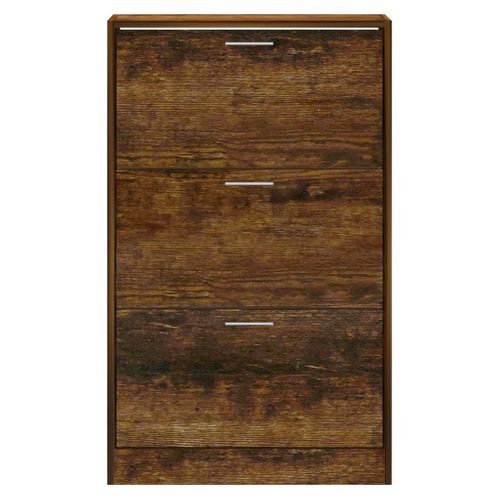 Armoire à Chaussures Range Chaussures Rangement Meuble Entrée Couloir Salon 63 X 24 X