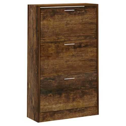 Armoire à Chaussures Range Chaussures Rangement Meuble Entrée Couloir Salon 63 X 24 X