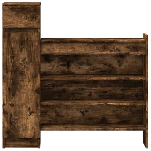 Armoire à Chaussures Range Chaussures Rangement Meuble Entrée Couloir Salon