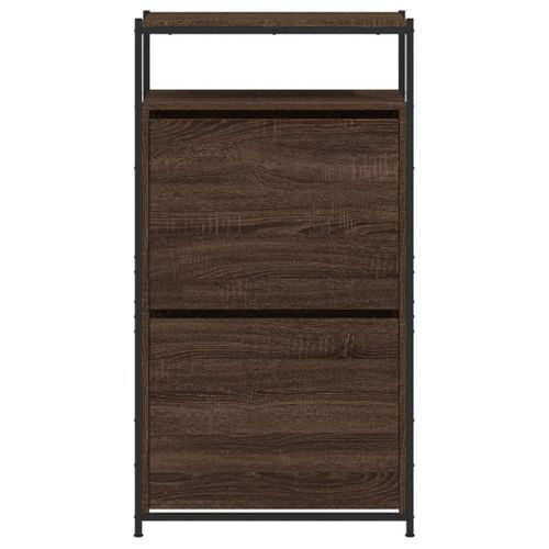 Armoire à Chaussures Range Chaussures Rangement Meuble Entrée Couloir Salon 60 X 34 X