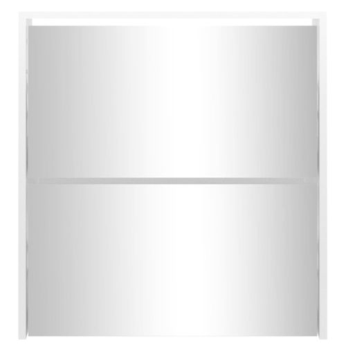 Armoire à Chaussures Range Chaussures Rangement Meuble Entrée Couloir Salon Miroir 2