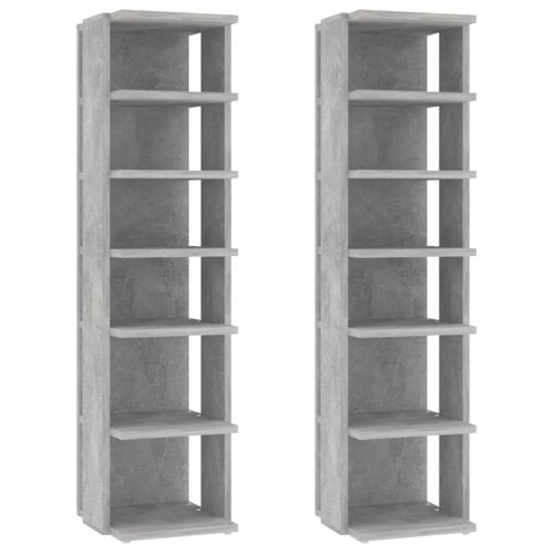 Armoires à Chaussures Range Chaussures Rangement Meuble Entrée Couloir Salon Lot De 2