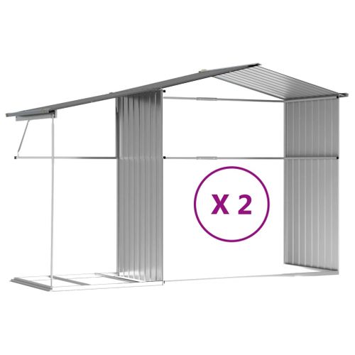 Abri De Jardin Cabane Cabanon Maison De Stockage Remise Extérieur Hangar  277 X 279x179cm