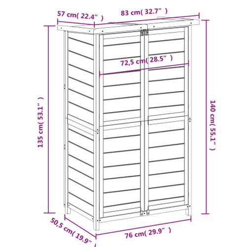 Abri De Jardin Cabane Cabanon Maison De Stockage Remise Extérieur Hangar