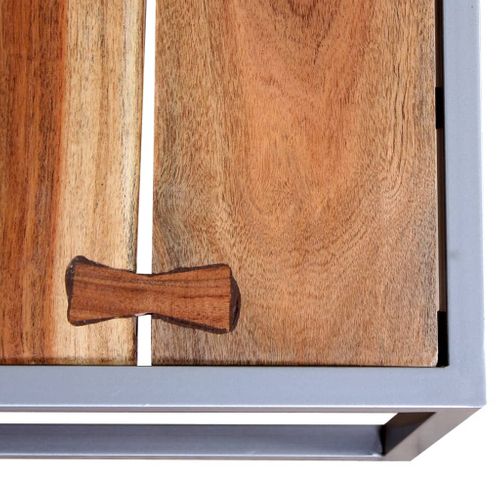 Ensemble De Table Basse 2 Pièces Bois D'acacia Massif Marron 02_0042100