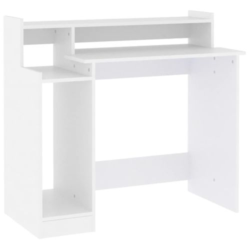 Bureau Table Poste De Travail Meuble D'ordinateur Informatique Étude Avec Lumières