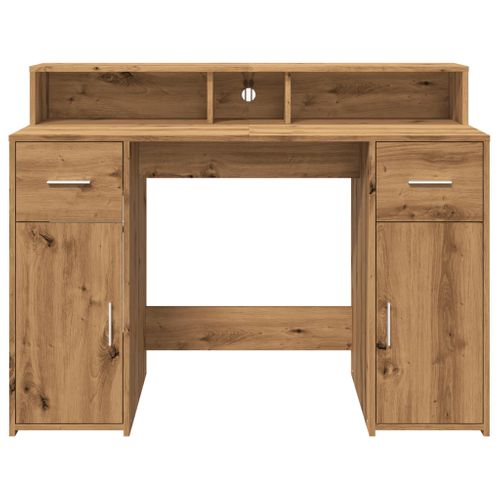Bureau Table Poste De Travail Meuble D'ordinateur Informatique Étude Avec Lumières Le