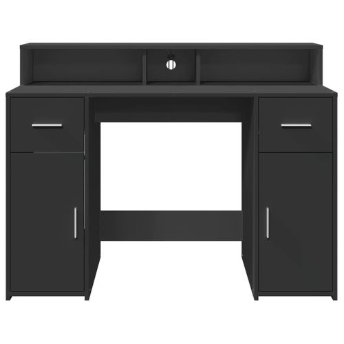 Bureau Table Poste De Travail Meuble D'ordinateur Informatique Étude Avec Lumières