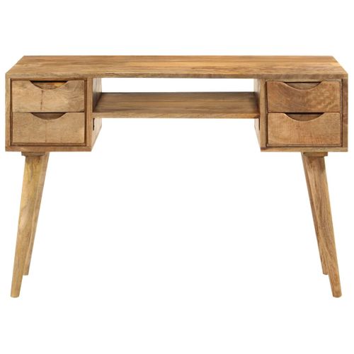 Bureau Table Poste De Travail Meuble D'ordinateur Informatique Étude Avec Tiroirs 110