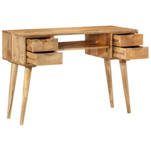 Bureau Table Poste De Travail Meuble D'ordinateur Informatique Étude Avec Tiroirs 110