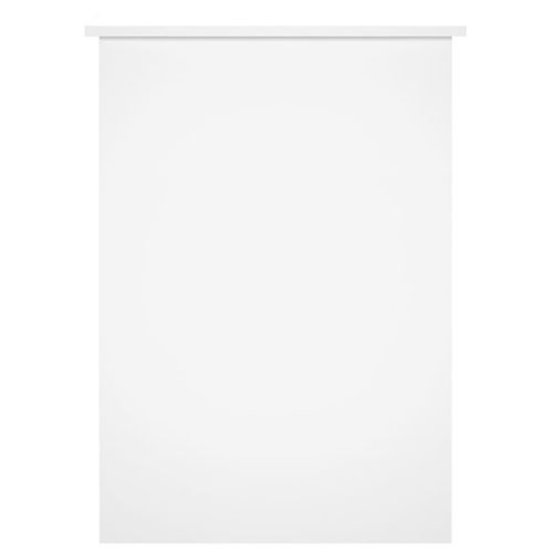 Bureau Table Poste De Travail Meuble D'ordinateur Informatique Étude Brillant 100 X 55 X 75 Cm Bois