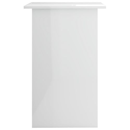 Bureau Table Poste De Travail Meuble D'ordinateur Informatique Étude Brillant 90 X 50