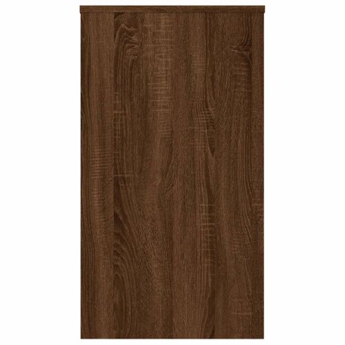 Bureau Table Poste De Travail Meuble D'ordinateur Informatique Étude Chêne 90 X 40 X 72 Cm Bois